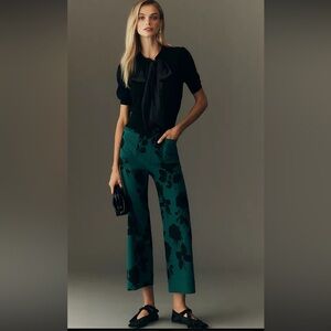 The Colette Magic Fabric Crop Wide-Leg Pants by Maeve - Sz 27